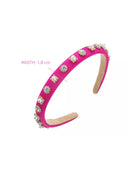 Crystal & Pearl Decorated Hairband Size