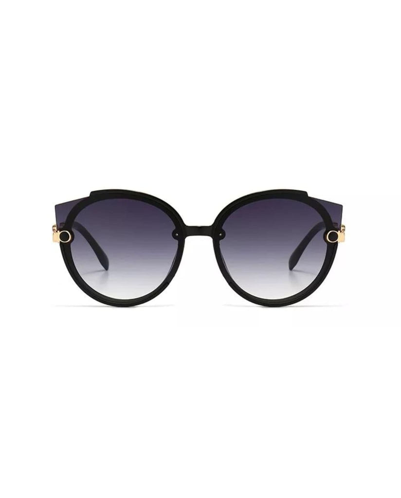 Gradient Cat Eye Sunglasses In Black