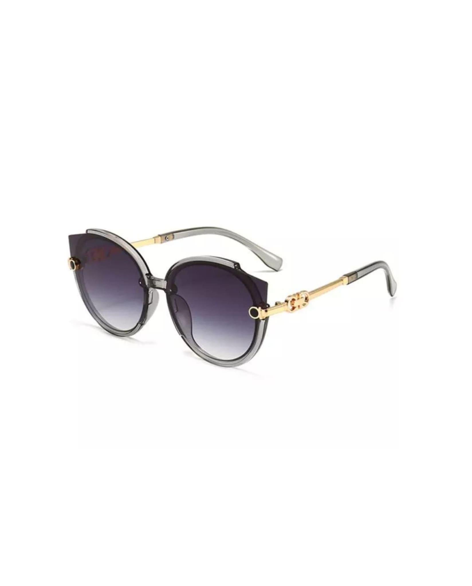 Gradient Cat Eye Sunglasses In Grey