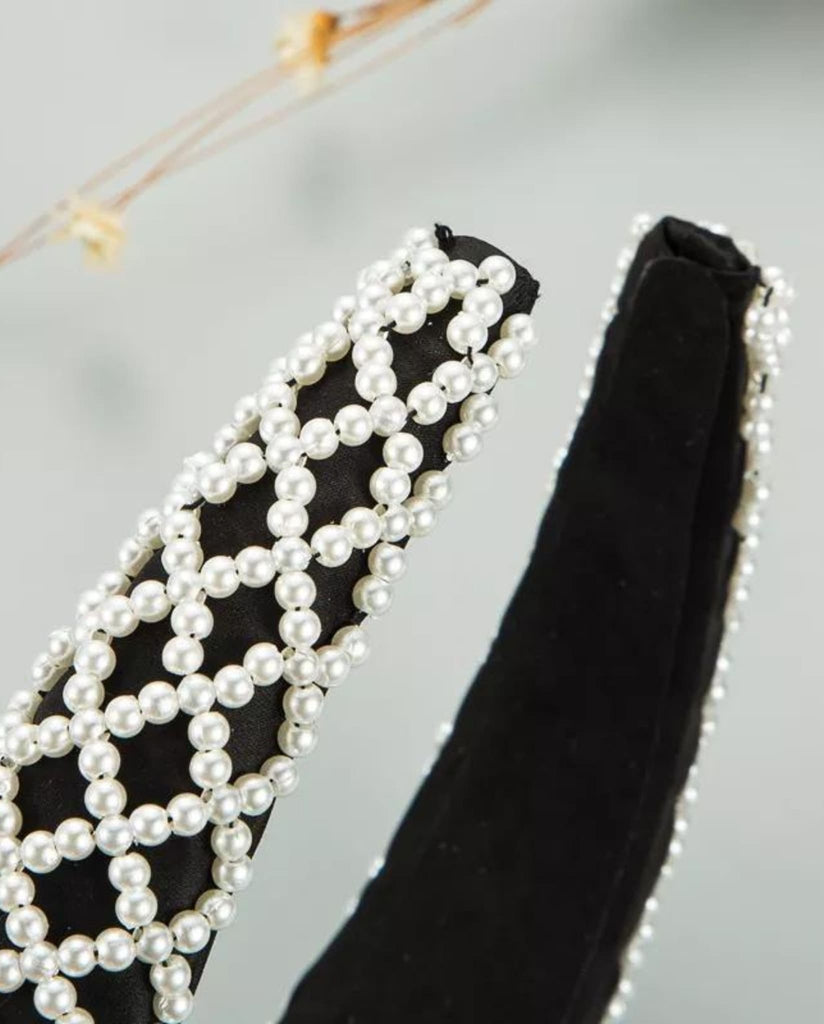 Luxury Hairband With Pearls