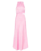 Pink Satin Crepe Dress