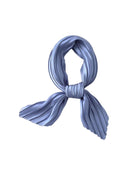 Pleated Scarf In Blue