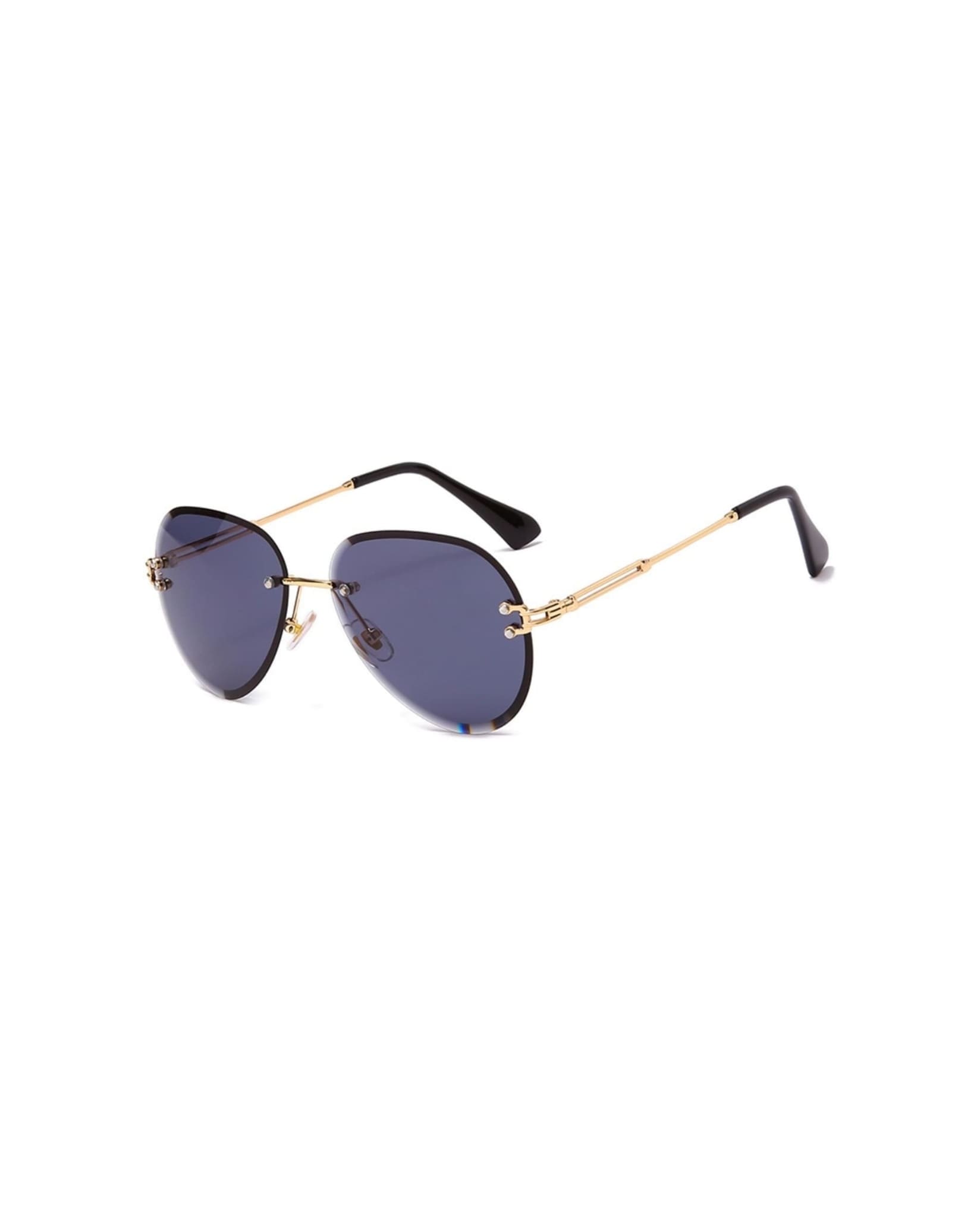 Rimless Aviator Sunglasses