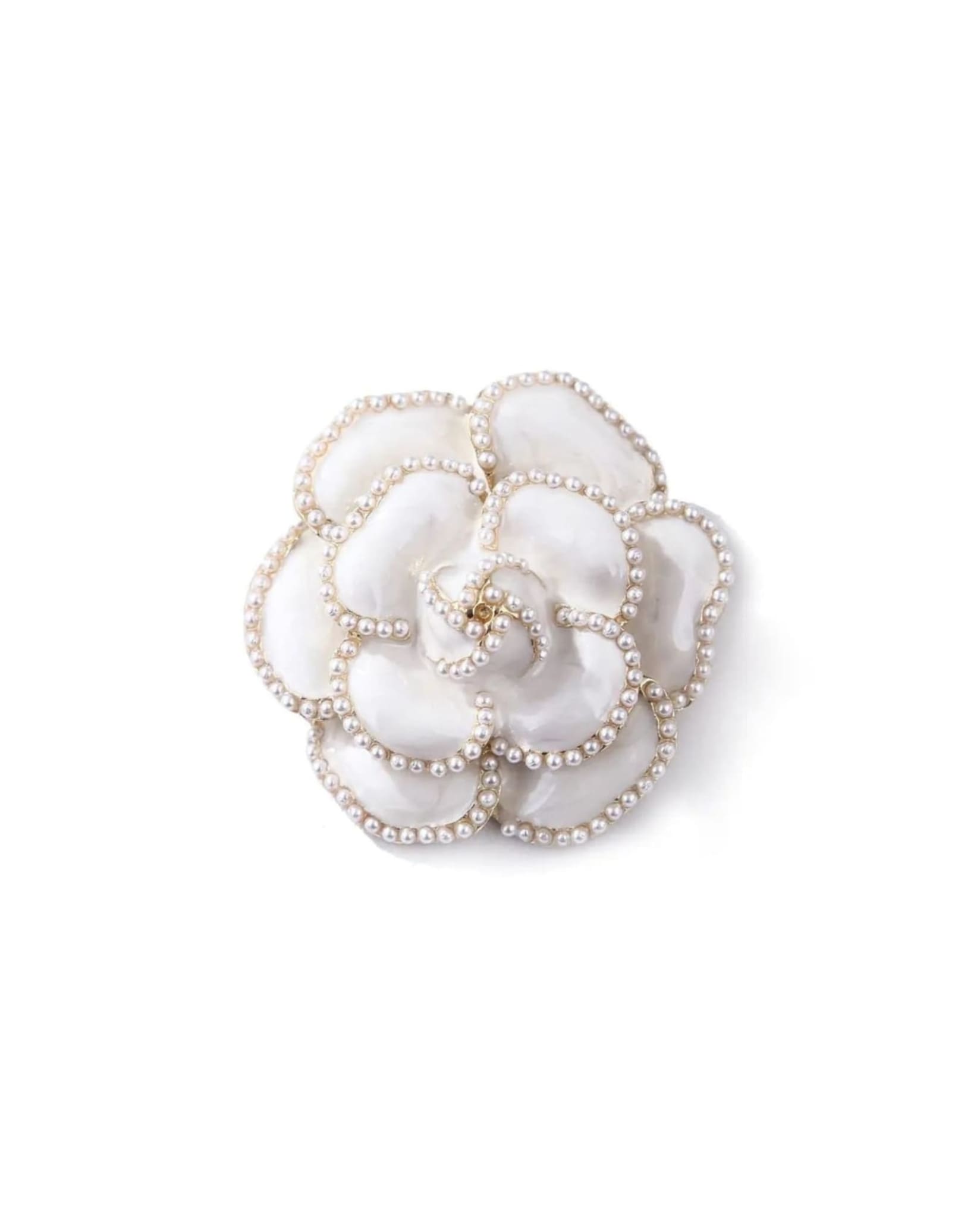 Vintage Style Camellia Brooch